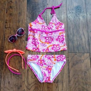 Xhilaration Girl's 2-piece Swimwear, Size 7/8!